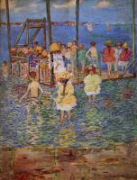 Prendergast, Maurice Brazil - Children on a Raft